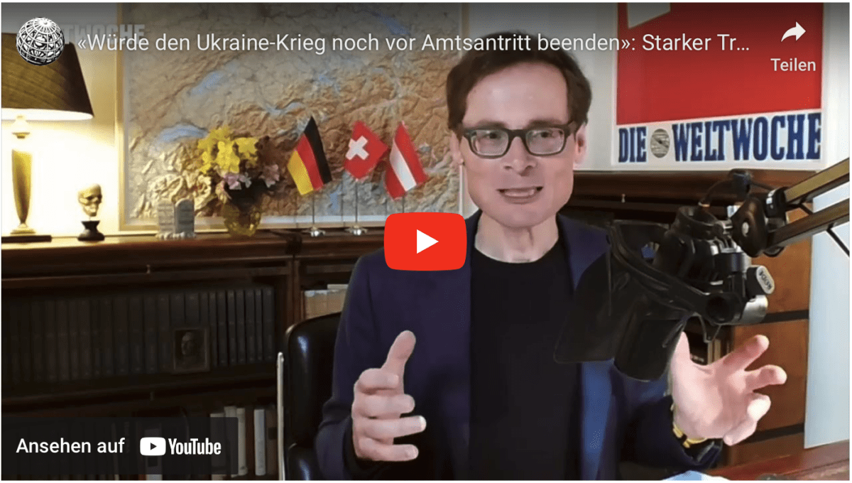 «Würde den Ukraine-Krieg noch vor Amtsantritt beenden»: Starker Trump gegen gebrechlichen Biden!
