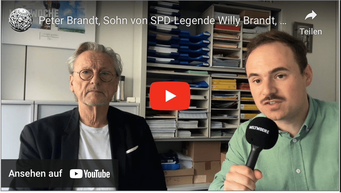 Peter Brandt, Sohn von SPD-Legende Willy Brandt, über Deutschland und die Brandmauer (Teil 1)