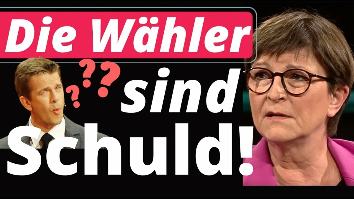 Lanz Eklat: Saskia Esken: Die Wähler sind Schuld! Sie ist mit den Nerven am Ende!