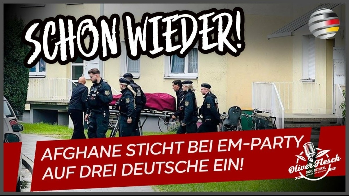 Schon wieder! Afghane sticht bei EM-Party auf drei Deutsche ein!