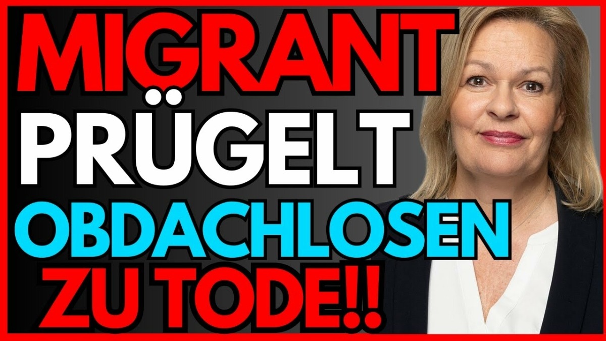 Eil: 15-Jähriger MIGRANT Tötet OBDACHLOSEN mit 87 TRITTEN!!!