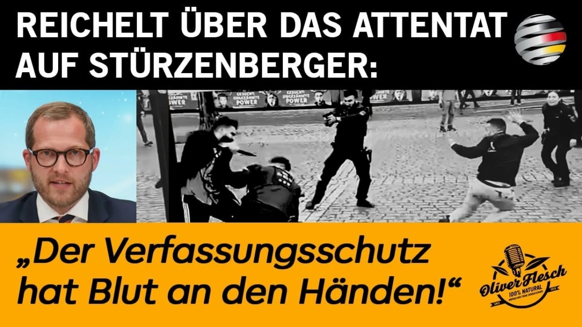 „Der Verfassungsschutz hat Blut an den Händen!“ – Reichelt über das Attentat auf Stürzenberger!