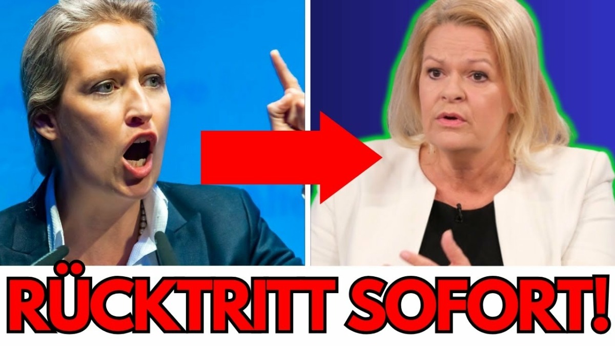 WEIDEL ZERSTÖRT FAESER WEGEN STÜRZENBERGER!(Unfassbar)