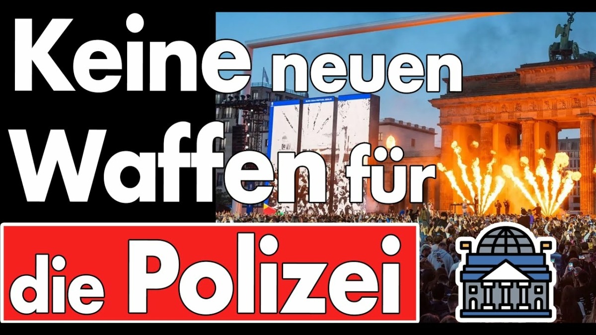 Sparkurs: Neue Waffen für die Polizei wurden zur Euro2024 nicht angeschafft! Taktischer Nachteil!