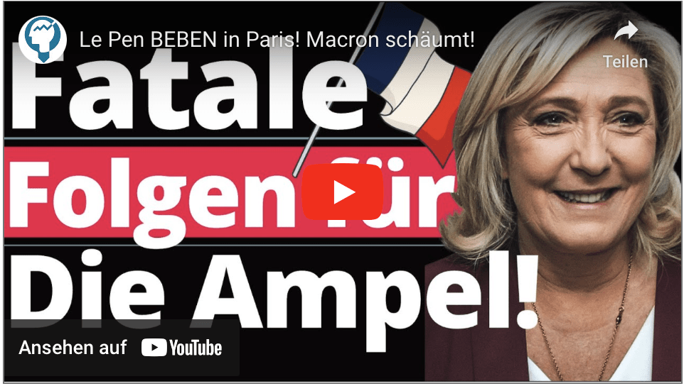 Le Pen BEBEN in Paris! Macron schäumt!