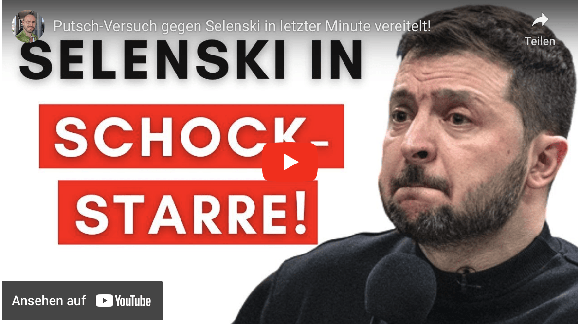 Putsch-Versuch gegen Selenski in letzter Minute vereitelt!