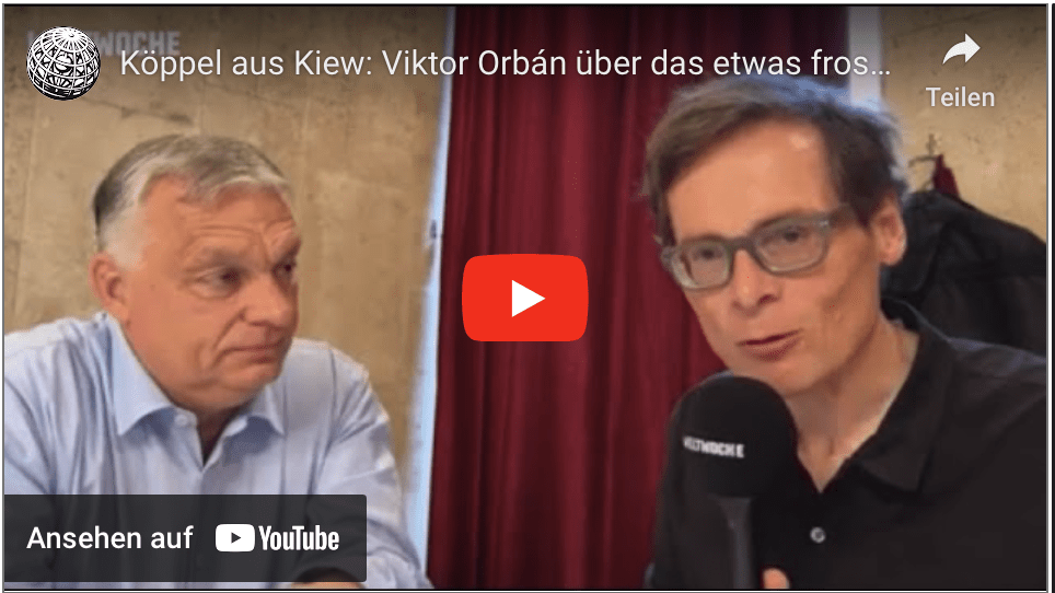 Köppel aus Kiew: Viktor Orbán über das etwas frostige Treffen mit Wolodymyr Selenskyj