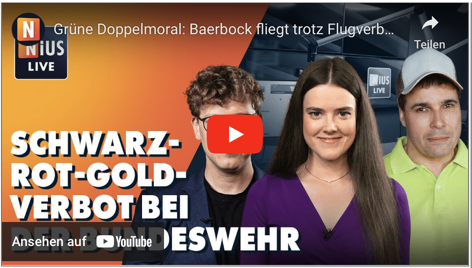 Grüne Doppelmoral: Baerbock fliegt trotz Flugverbot!“