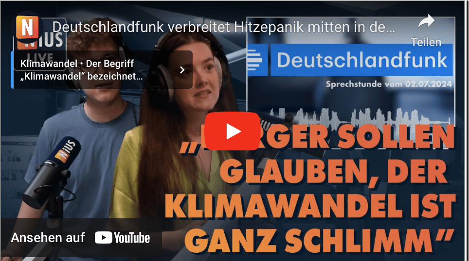 Deutschlandfunk verbreitet Hitzepanik mitten in der Sommer-Pause!