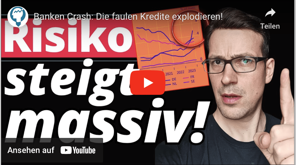 Banken Crash: Die faulen Kredite explodieren!