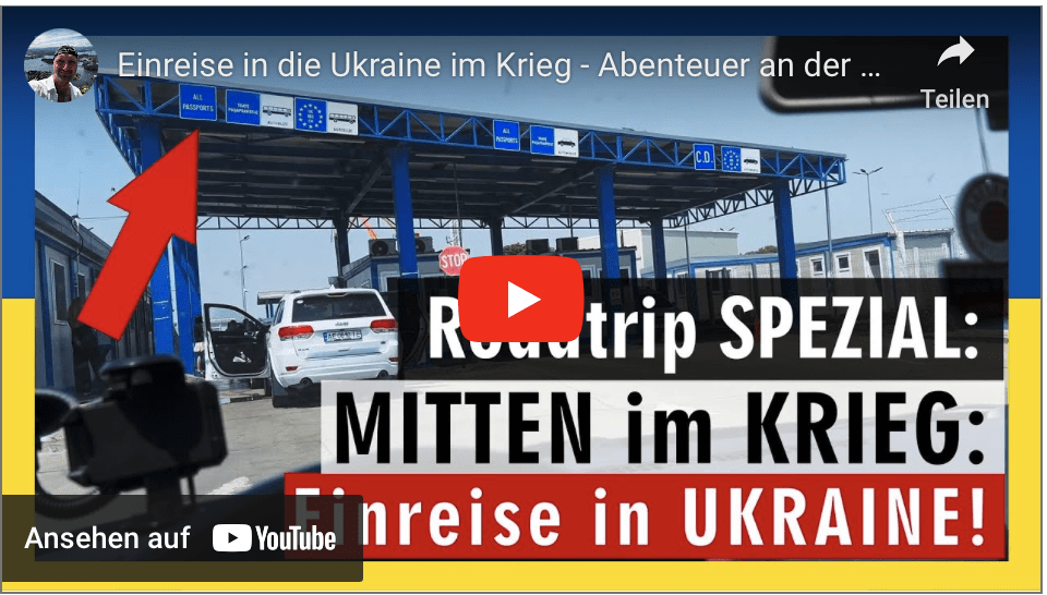 Einreise in die Ukraine im Krieg – Abenteuer an der Grenze #ukraine