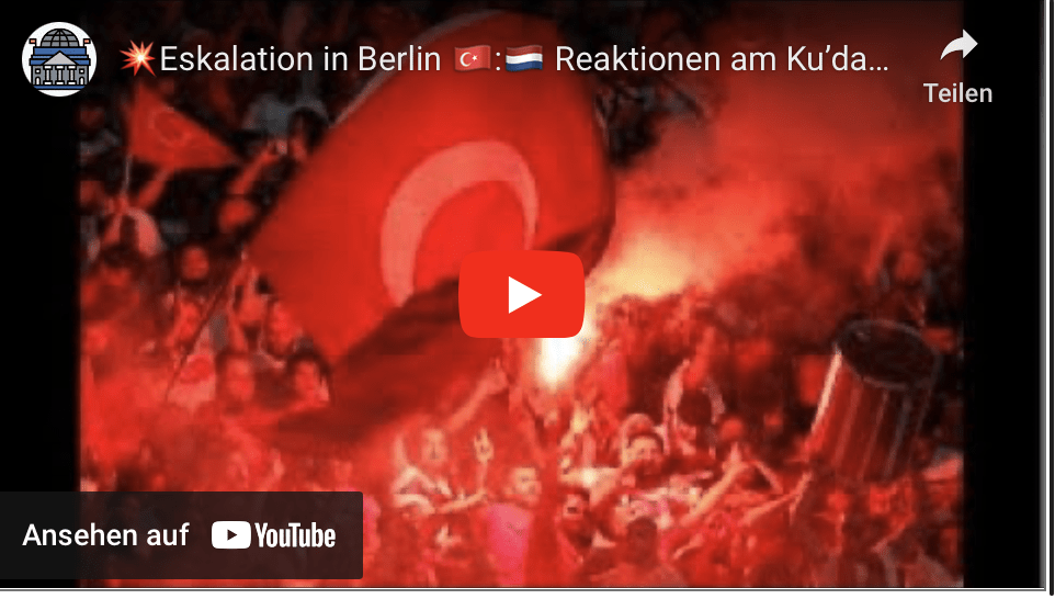 Eskalation in Berlin Türkei : Holland Reaktionen am Ku’damm, Zoo & Breitscheidplatz!