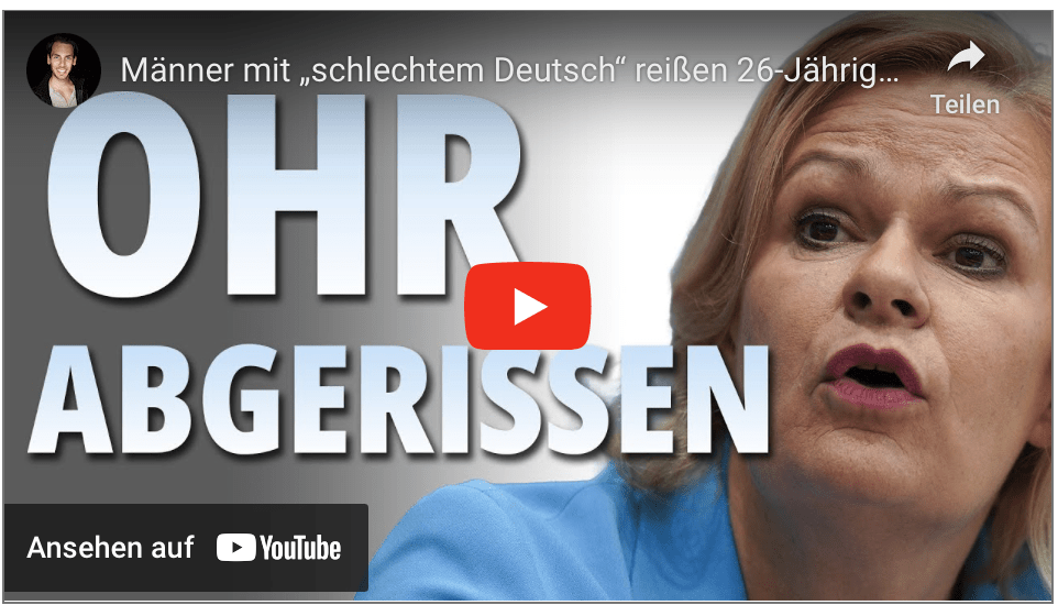 Männer mit „schlechtem Deutsch“ reißen 26-Jährigem Ohr ab!