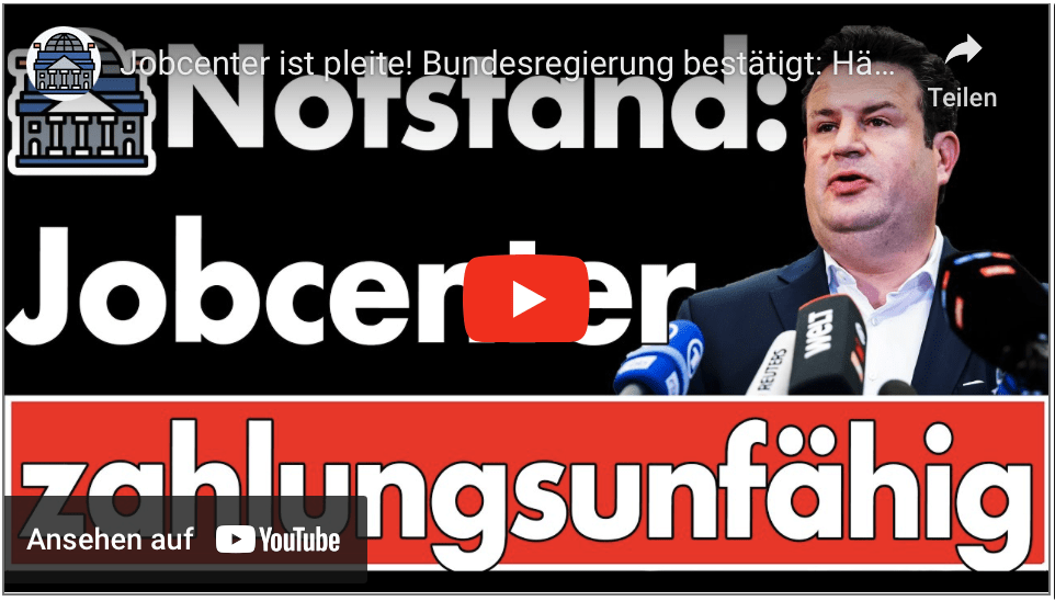 Jobcenter ist pleite! Bundesregierung bestätigt: Hälfte der Bürgergeld-Bezieher sind Ausländer!