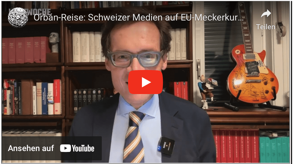 Orbán-Reise: Schweizer Medien auf EU-Meckerkurs – Weltwoche Daily CH