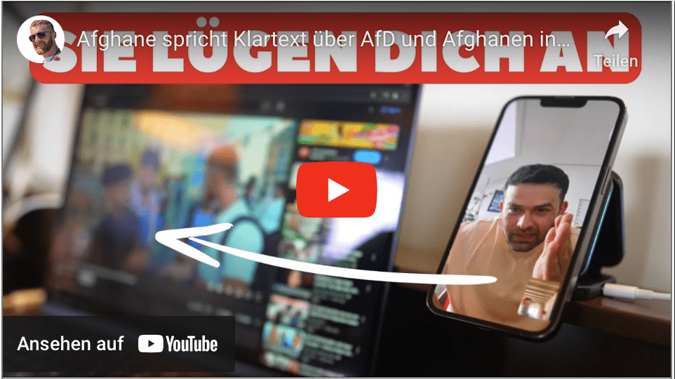 Afghane spricht Klartext über AfD und Afghanen in Deutschland