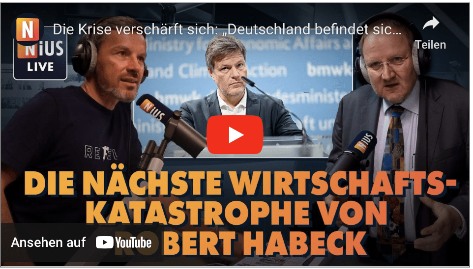 Die Krise verschärft sich: „Deutschland befindet sich im Niedergang”!