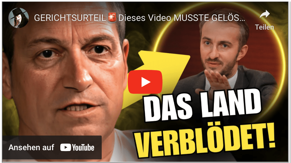 GERICHTSURTEIL Dieses Video MUSSTE GELÖSCHT WERDEN!