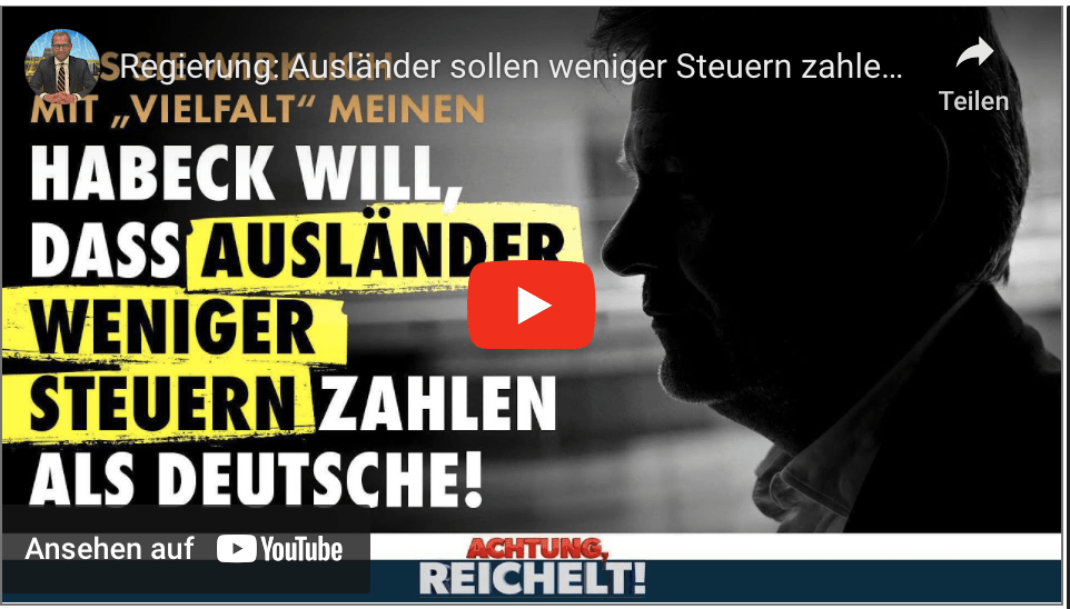 Regierung: Ausländer sollen weniger Steuern zahlen als Deutsche!