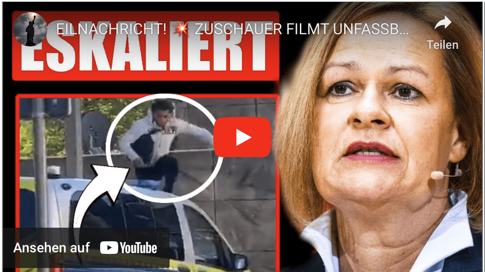 EILNACHRICHT!  ZUSCHAUER FILMT UNFASSBARES!  MEDIEN ZEIGEN DAS NICHT!