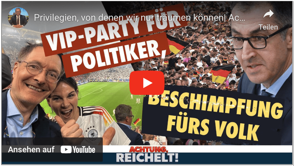Privilegien, von denen wir nur träumen können| Achtung, Reichelt! vom 11.07.2024