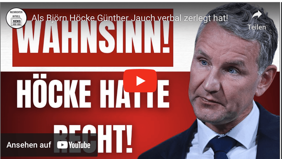 Als Björn Höcke Günther Jauch verbal zerlegt hat!