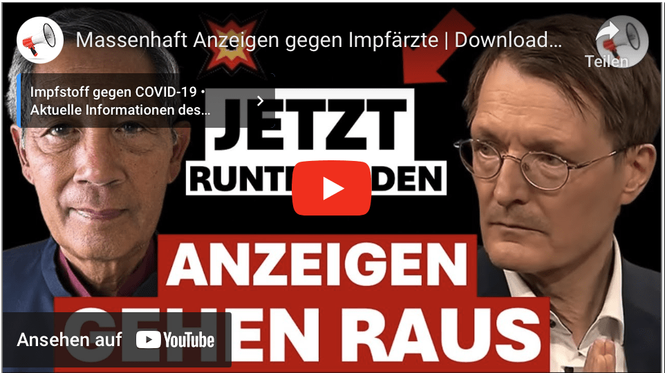 Massenhaft Anzeigen gegen Impfärzte | Download-Link in der Videobeschreibung!