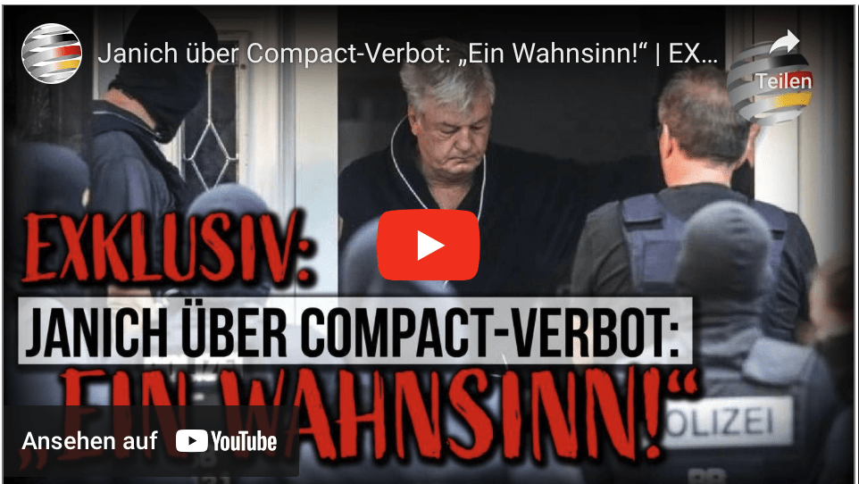 Janich über Compact-Verbot: „Ein Wahnsinn!“ | EXKLUSIV-Gespräch