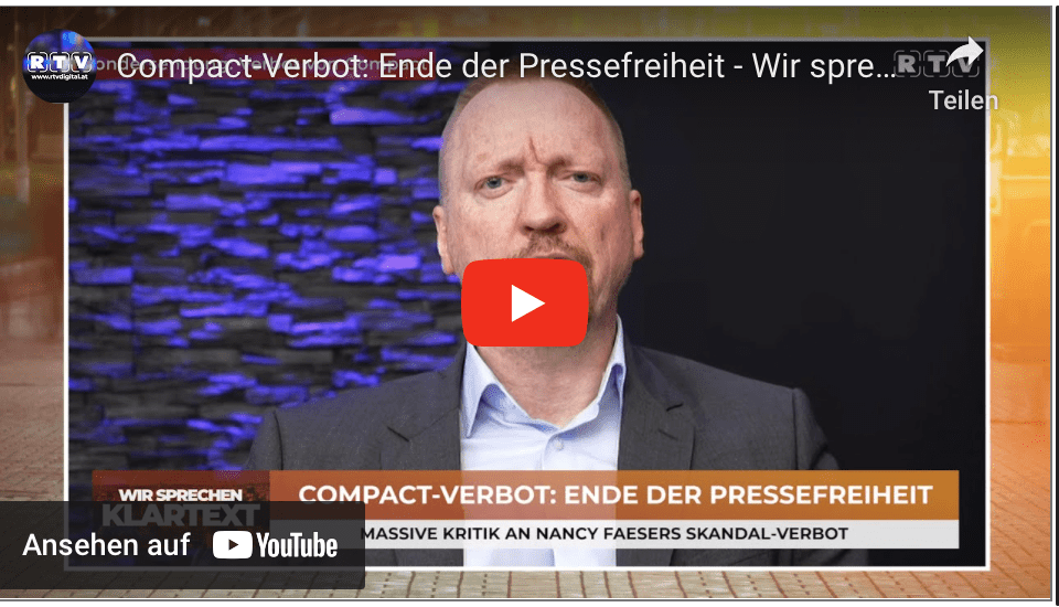 Compact-Verbot: Ende der Pressefreiheit – Wir sprechen Klartext