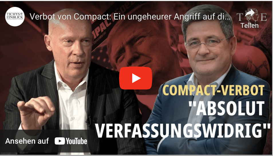 Verbot von Compact: Ein ungeheurer Angriff auf die Pressefreiheit | Interview mit Joachim Steinhöfel