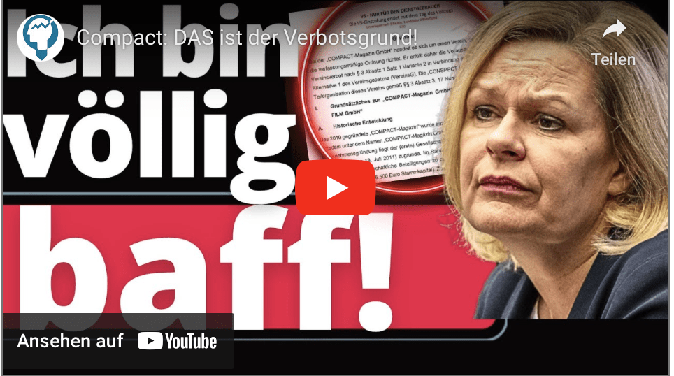 Compact: DAS ist der Verbotsgrund!