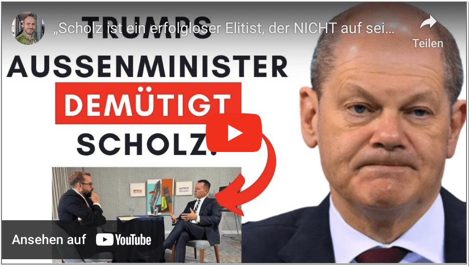 „Scholz ist ein erfolgloser Elitist, der NICHT auf sein Volk hört!“