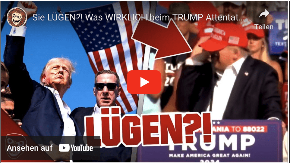 Sie LÜGEN?! Was WIRKLICH beim TRUMP Attentat geschah!