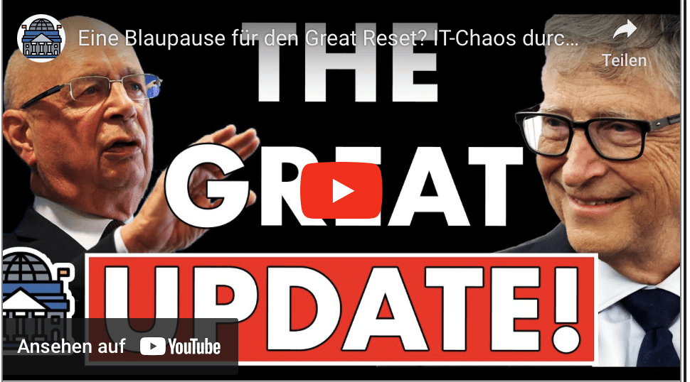 Eine Blaupause für den Great Reset? IT-Chaos durch Crowdstrike, neue Details & ein Blick in die AGB!
