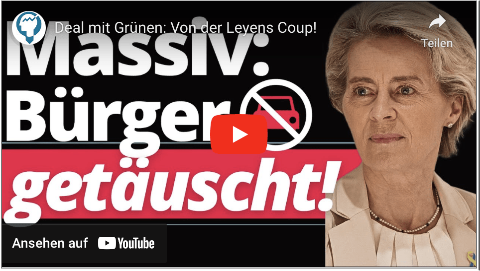 Deal mit Grünen: Von der Leyens Coup!