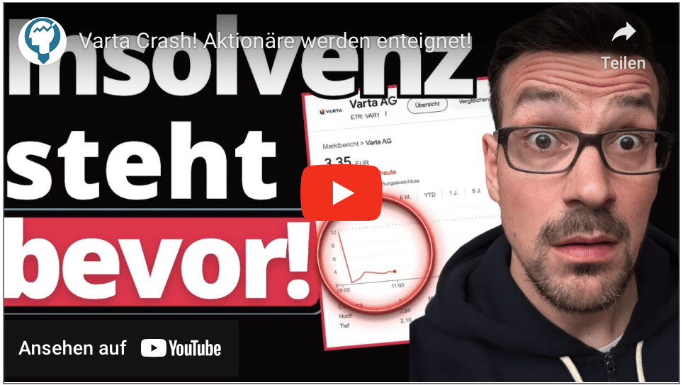 Varta Crash! Aktionäre werden enteignet!