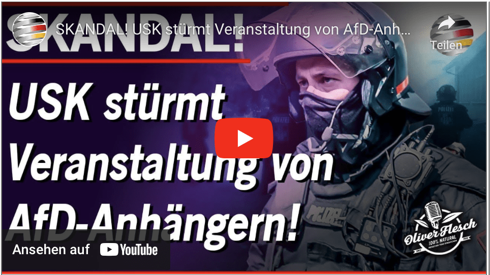 SKANDAL! USK stürmt Veranstaltung von AfD-Anhängern!