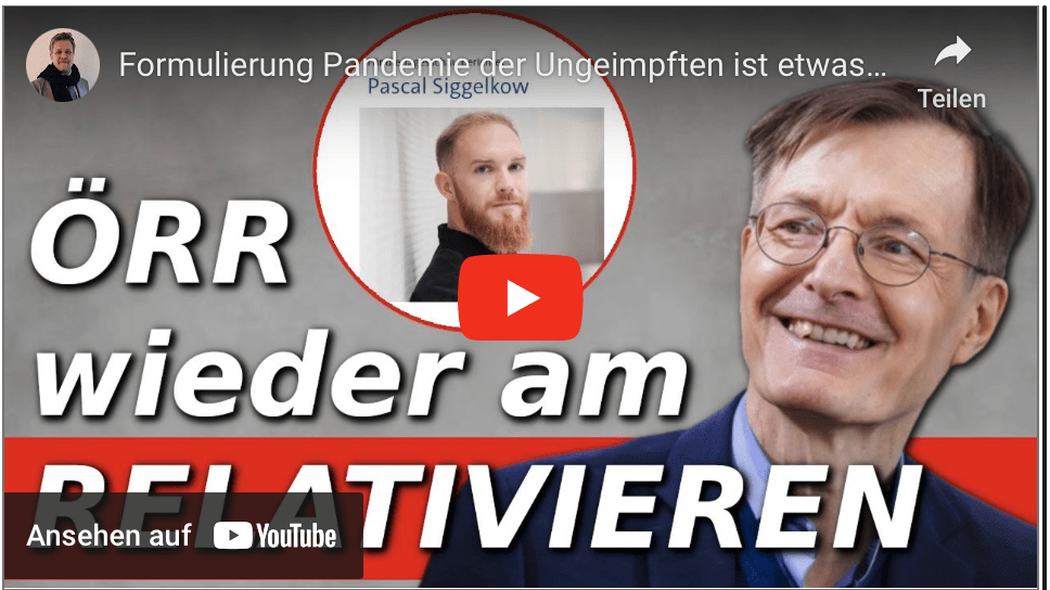 Formulierung Pandemie der Ungeimpften ist etwas überspitzt!