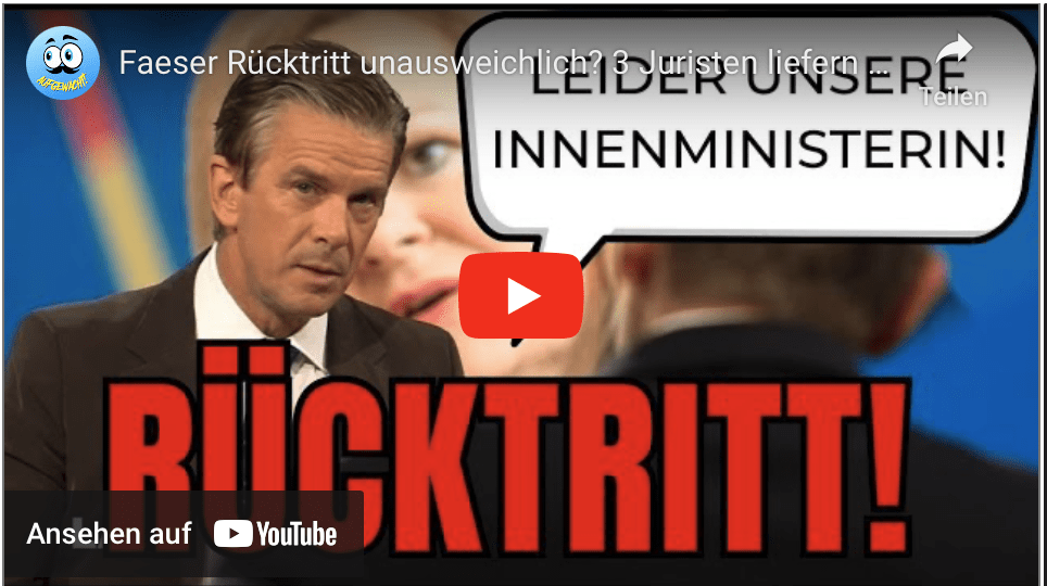 Faeser Rücktritt unausweichlich? 3 Juristen liefern TOP-Leistung bei Lanz!