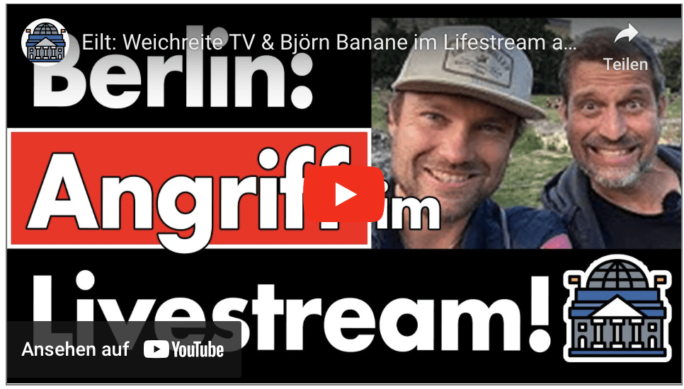 Eilt: Weichreite TV & Björn Banane im Lifestream angegriffen! Ich habe Sie gewarnt Minuten vorher!