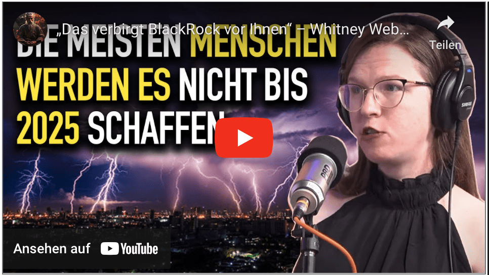 „Das verbirgt BlackRock vor Ihnen“ – Whitney Webbs letzte WARNUNG