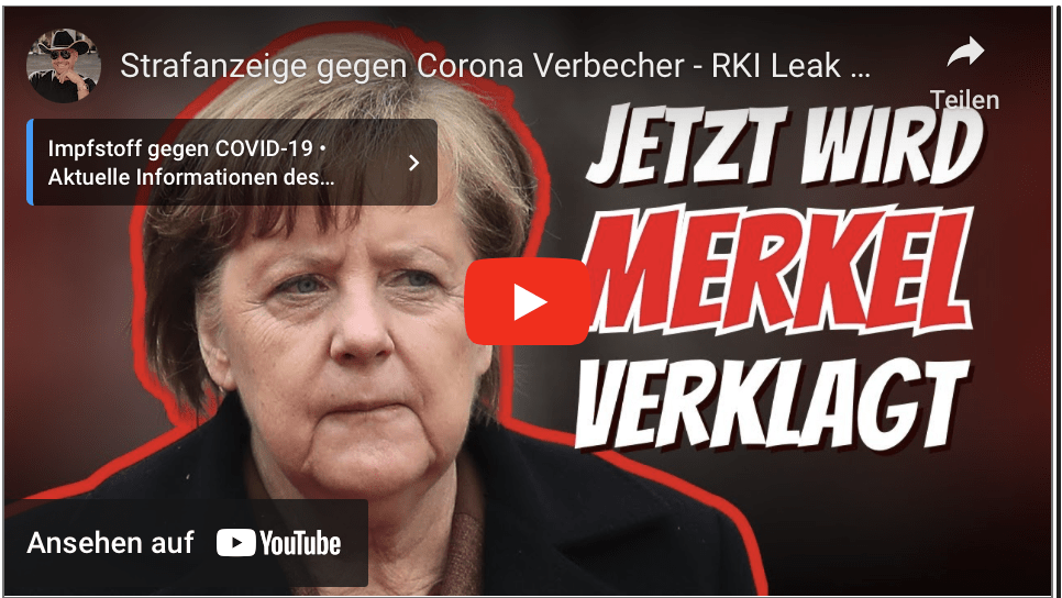 Strafanzeige gegen Corona Verbecher – RKI Leak machts möglich!!!