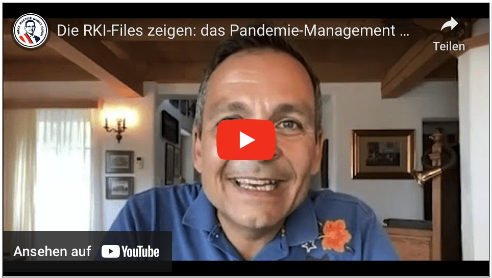 Die RKI-Files zeigen: das Pandemie-Management war ein Verbrechen.