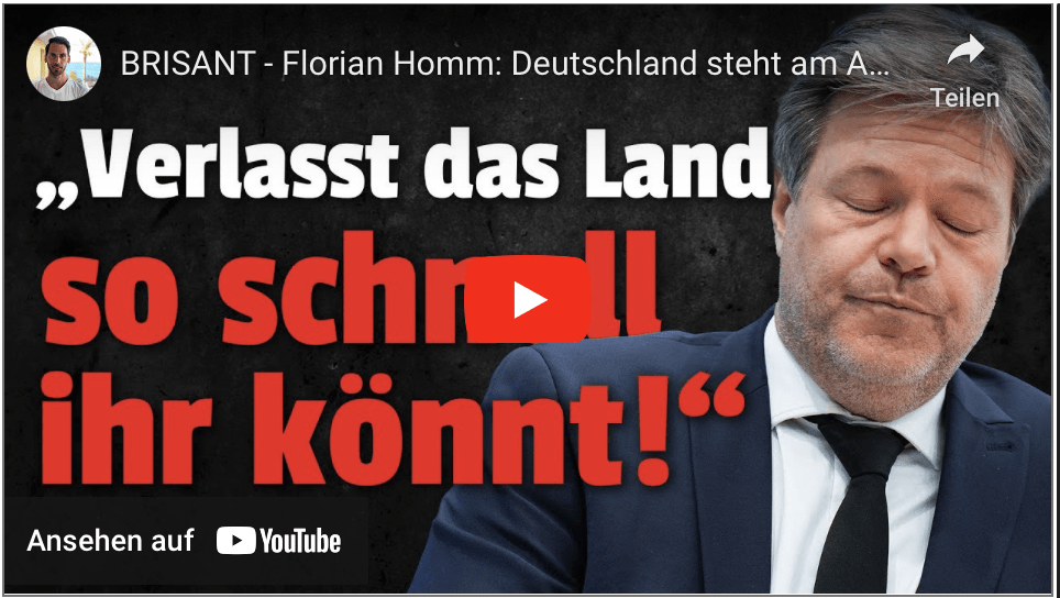 BRISANT – Florian Homm: Deutschland steht am ABGRUND!