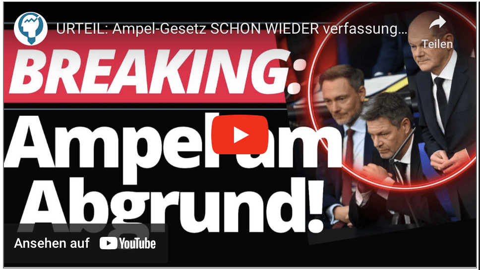 URTEIL: Ampel-Gesetz SCHON WIEDER verfassungswidrig!