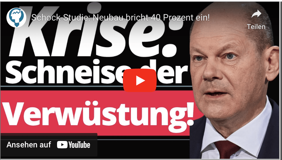 Schock-Studie: Neubau bricht 40 Prozent ein!
