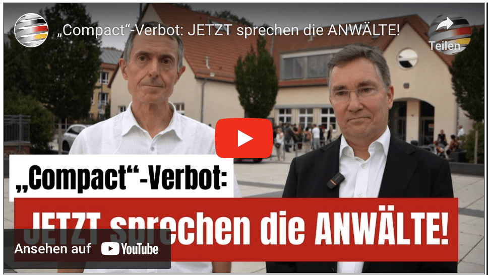 „Compact“-Verbot: JETZT sprechen die ANWÄLTE!