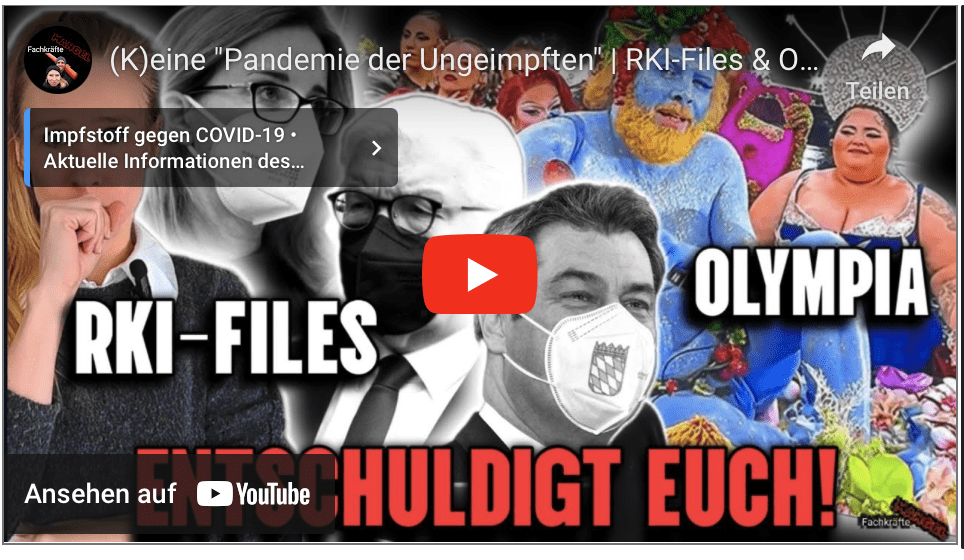 (K)eine „Pandemie der Ungeimpften“ | RKI-Files & Olympia: Skandal ohne Entschuldigung?