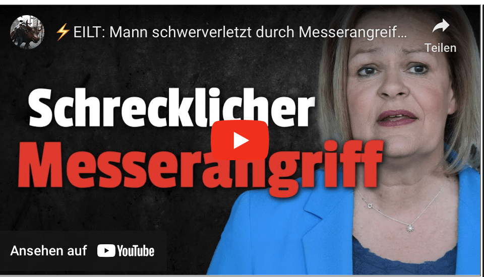 EILT: Mann schwerverletzt durch Messerangreifer!