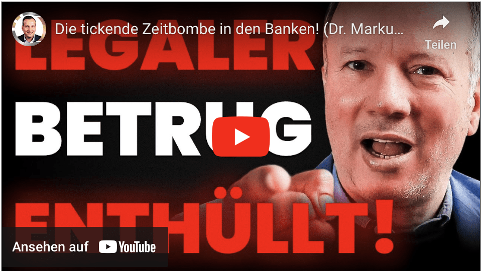 Die tickende Zeitbombe in den Banken! (Dr. Markus Krall)!
